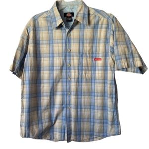 Dickie’s Plaid Button Down Size Medium
